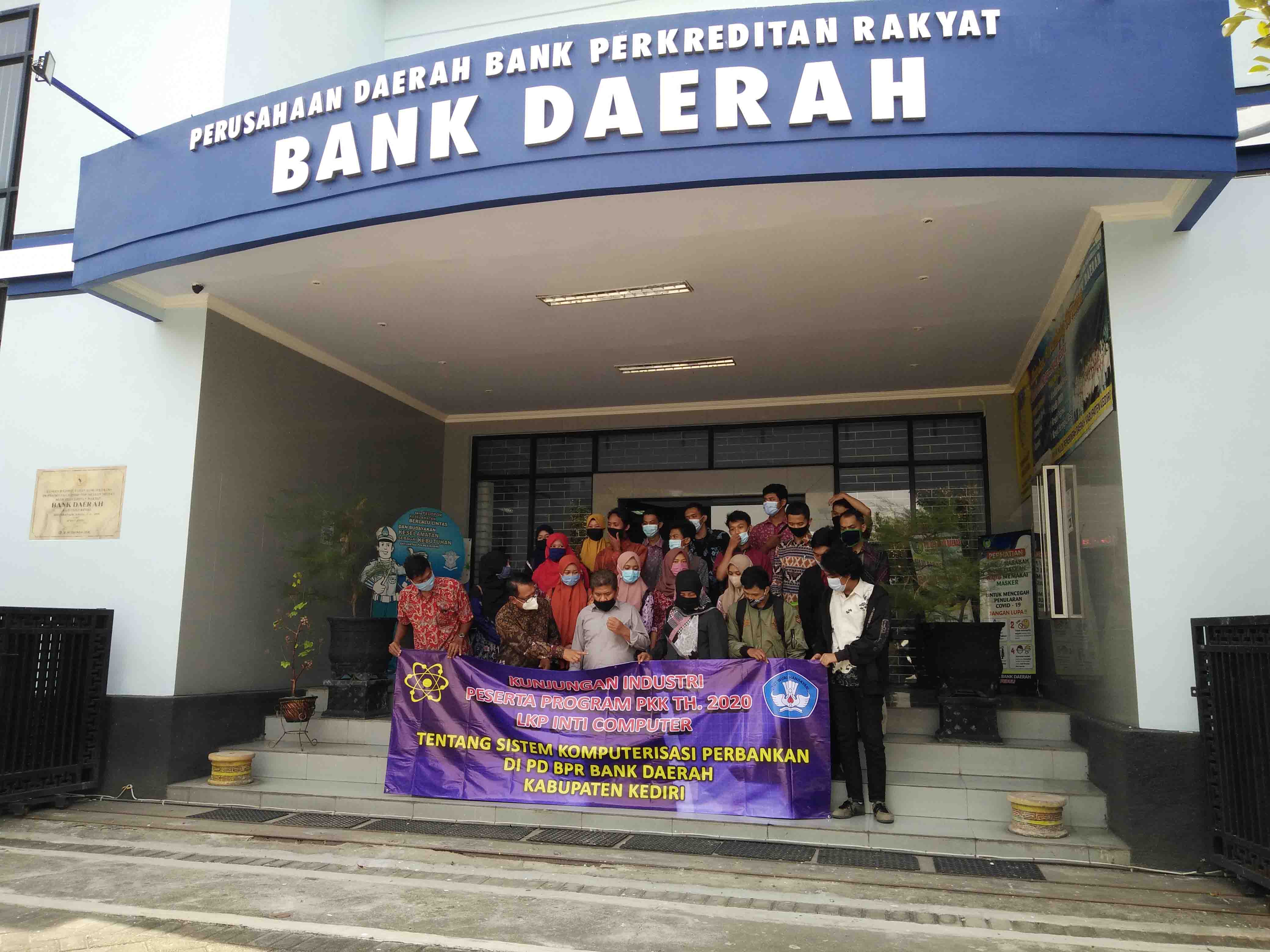 Kunjungan Industri Peserta PKK 2020 ke PD BPR Bank Daerah Kabupaten Kediri